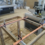 Installation des coulisses de table