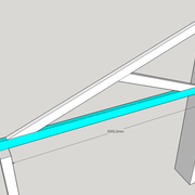 (Fig 3) Entrait de demi ferme