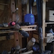 Un outil électrique (batterie) indispensable pour moi ! Mon enceinte bluetooth (et oui je suis moderne !)