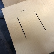 On voit que je n'ai pas assez descendu sur l'un des côtés