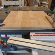 Fixation des cales et panneau sur charriot