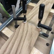 Assemblage dans la longueur en essayant de respecter le fil du bois