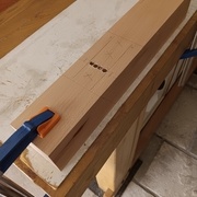 Percement de la mortaise