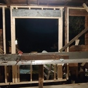 Changer les montants et enlever vieu parement dans les airs