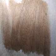 Après passage à la laine d'acier puis alcool