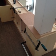 Gabarit de découpe : un carton