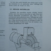 Meules naturelles (Manuel de sciage et d'affûtage)