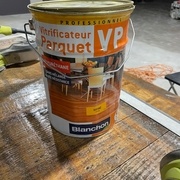 Produit utilisé après ponçage