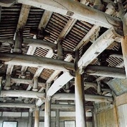 Détail de  charpente traditionnelle chinoise  http://www.ichcap.org/