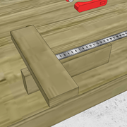 **3a/** Depuis un about tracé de la première pièce