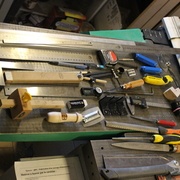 matériel de tracé/vérification... ok, y'a des doublons... mais vaut mieux être sur