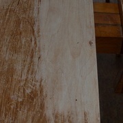 plateau de la table - avec flash