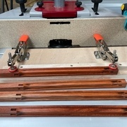 Feuillures réalisées ...