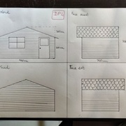 Extrait de la DP, montrant les 4 faces et les dimensions