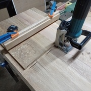 Usinage de l'emplacement des lamellos