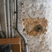 Une fois refait, le trou est nettement mieux.