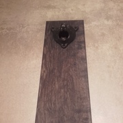 loupe de chêne vinaigre et paille de fer prononcé