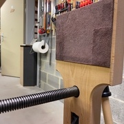 Une bande de cuir collée des deux cotés