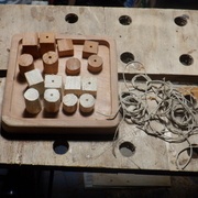 Travail du bois et erseaux terminés