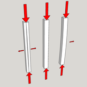 fig 1 La compression sur pièces verticales