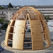 Charpente contemporaine elliptique