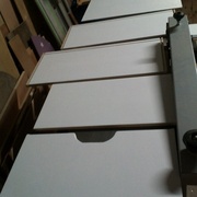 peinture laque sur façades au rouleau