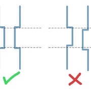 illustration du decalage possible lors de l'usinage en retournant la piece