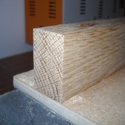 Gros plan sur la butée, côté piste rabot.