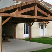 poteaux de 15 x 15 cm à 20 x 20 cm