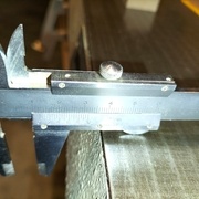 Valeur lue au vernier: 12,5mm