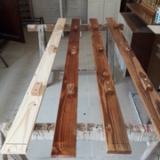 l'avantage du brou de noix, c'est que ça sèche vite