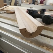 Façonnage du noyau de l'escalier