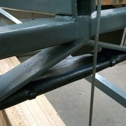 protection avec une chute de chambre à air