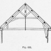 fig. 632 - Oslet 1890 - Traité de charpente en bois, p. 272