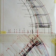 élévation de la partie droite du panneau