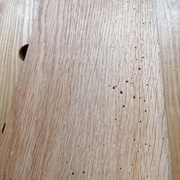 test avec une vis, on peut voir la variation intéréssante de la taille des trous