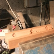 Percement des logements pour aimants