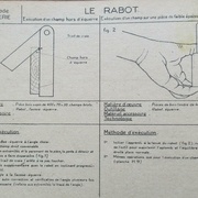 Éxécution d'un champ hors d'équerre et sur une pièce de faible épaisseur