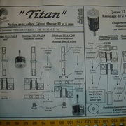 Fraise TITAN à plaquettes