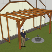 lan d'ensemble réalisé en 3D pour les proportions