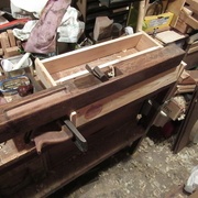 Préparation avant collage du fond