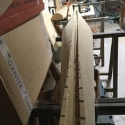 les deux moules bas apres poncage vu de dessus