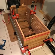 Tout est en place et serré, ouf ! Et sans colle partout