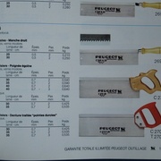 Catalogue Peugeot Outillage à Main 1981
