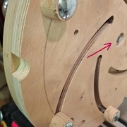 Vis de couplage en retrait