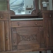 Buffet art déco artisanal http://www.hellocoton.fr