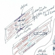 Deux goujons métalliques guident l'assemblage