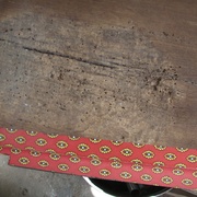 Dessous de la tablette