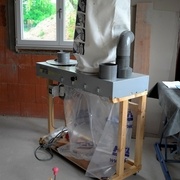 J'ai provisoirement exhumé le sac de filtration  !!!