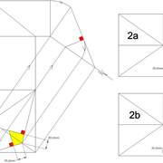 **2-2a-2b/** tracés des différentes possibilités de vues par bouts avec champs d'équerres